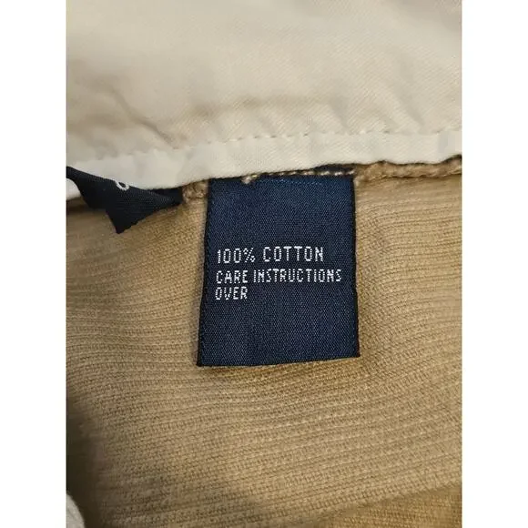 Vintage Ralph Lauren Corduroy Pants Mens 32x28 The Prospect Straight Biege